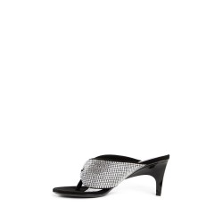 ''rem'' rhinestone mules