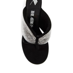 ''rem'' rhinestone mules