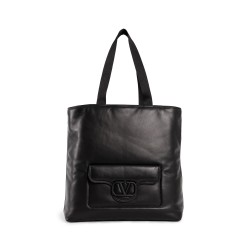 valentino garavani noir nappa leather shopper