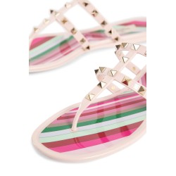 rockstud rubber sandals