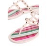 rockstud rubber sandals