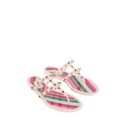 rockstud rubber sandals