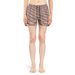 geometric ff nylon swim shorts