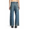 wide leg painted jeans