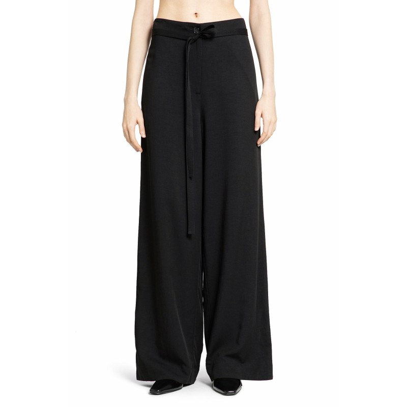 fluid tie-waist trousers