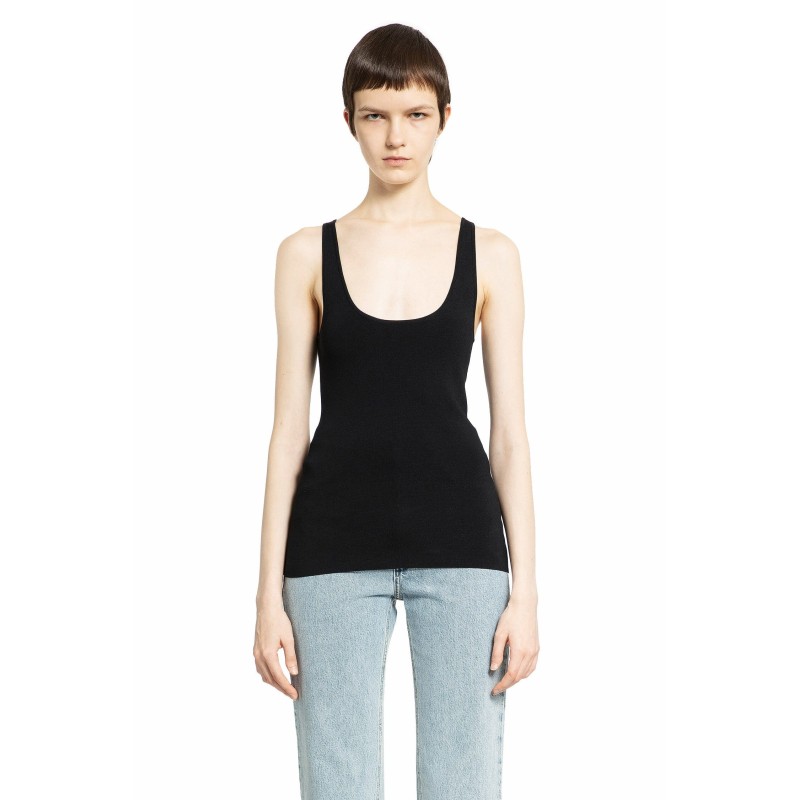 compact knit tank top