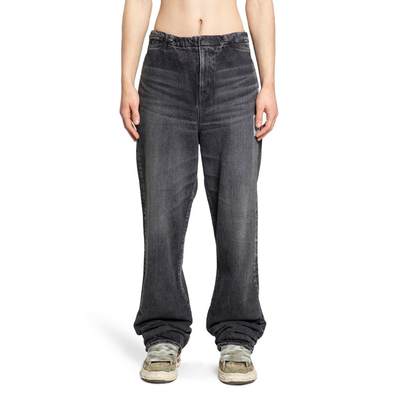 ealstic waistband jeans