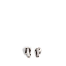 folded studs earrings