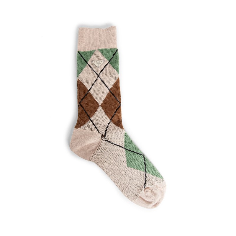 agyle cotton socks