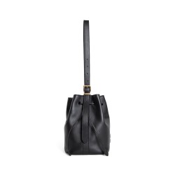 leather bucket bag