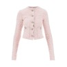 'bicolor tweed cropped jacket'