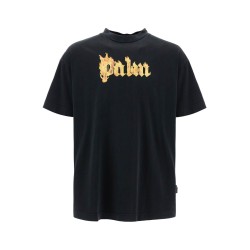 'burning logo t-shirt