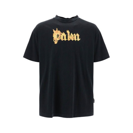 'burning logo t-shirt