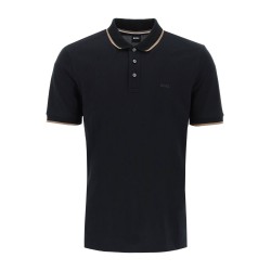 'contrast trim parlay polo shirt