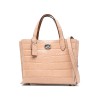 Embossed croc willow tote 24