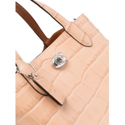 Embossed croc willow tote 24