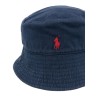 Embroidered logo linen hat