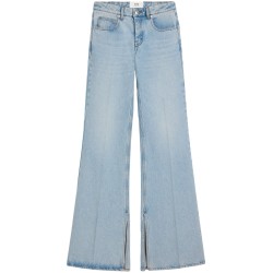 Flared-leg jeans