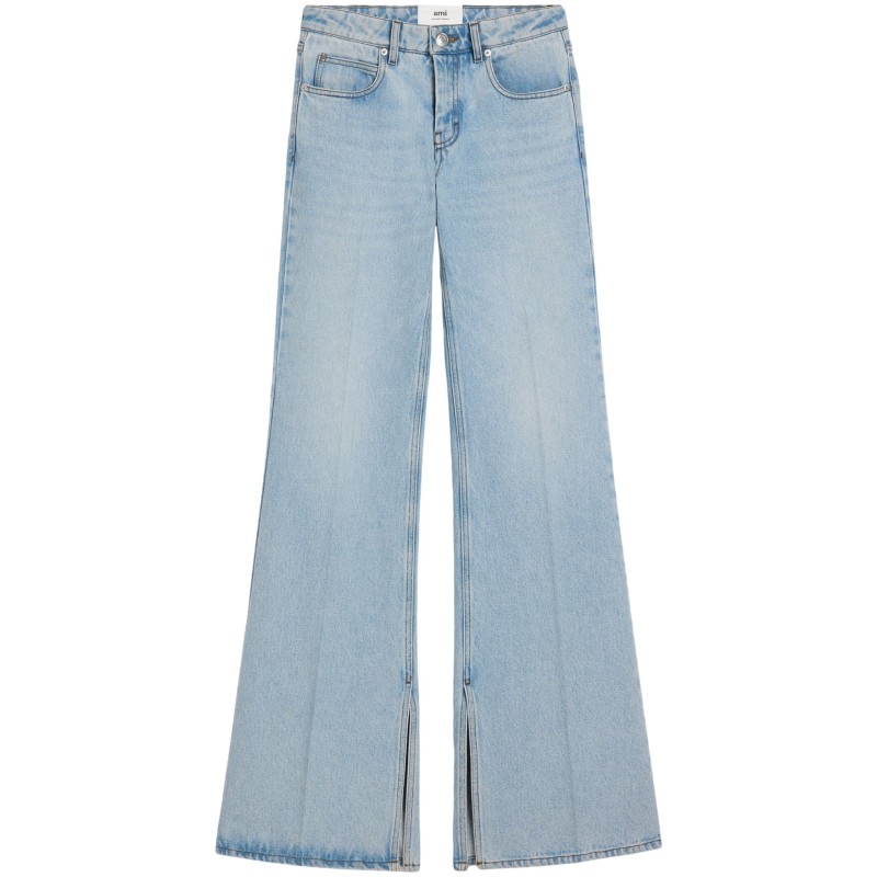 Flared-leg jeans