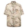 Floral-motif shirt