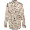 Floral-print cotton shirt