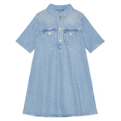 Heavy denim mini dress