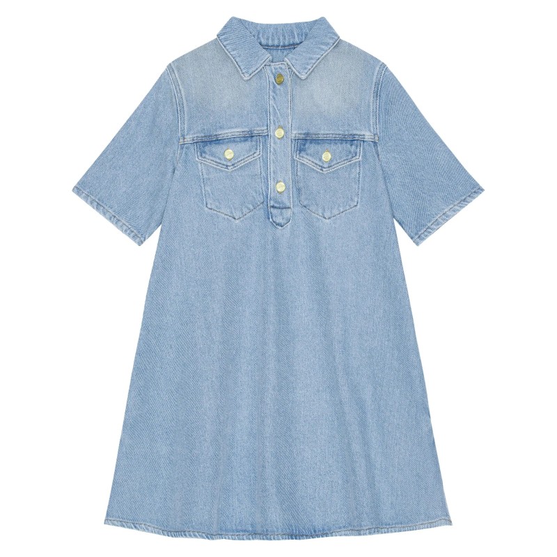 Heavy denim mini dress