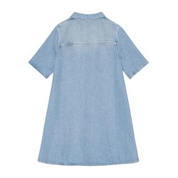 Heavy denim mini dress