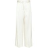 High-rise twill trousers