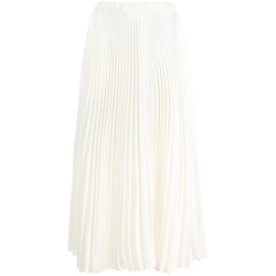 High-waist midi skirt