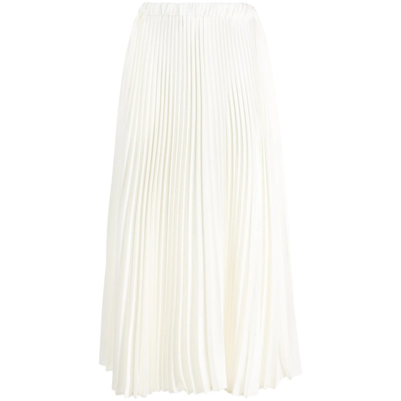 High-waist midi skirt