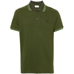 Logo-embroidered polo shirt