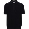 men's knitted poloshirt