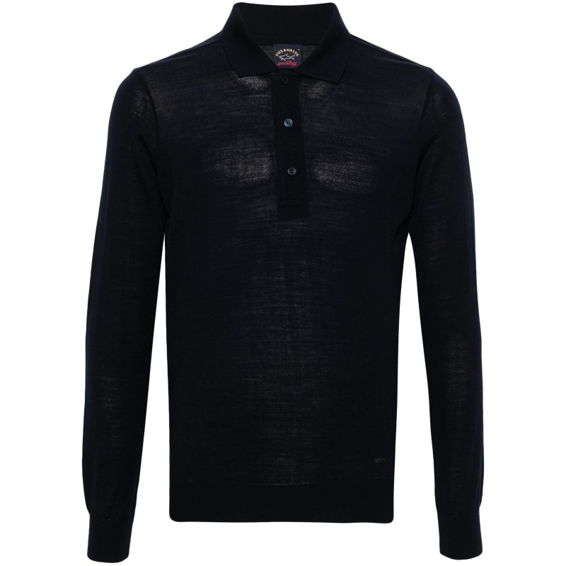 men's woollen polo shirt