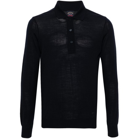 men's woollen polo shirt