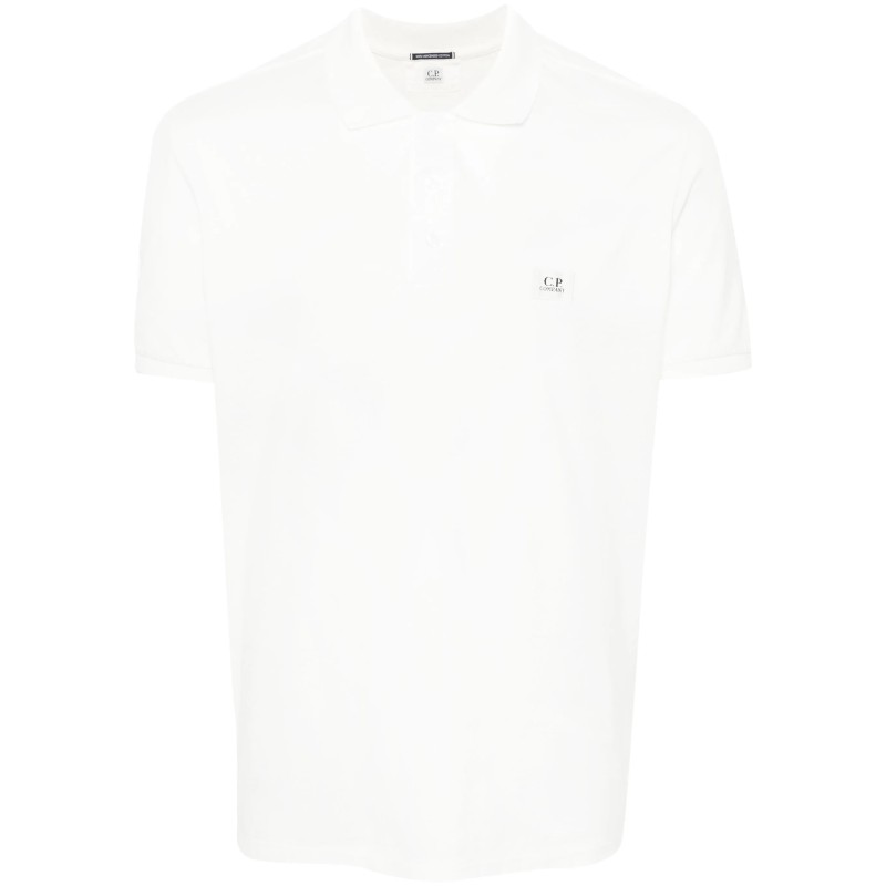 Mercerized jersey polo shirt