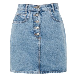 Mini denim skirt