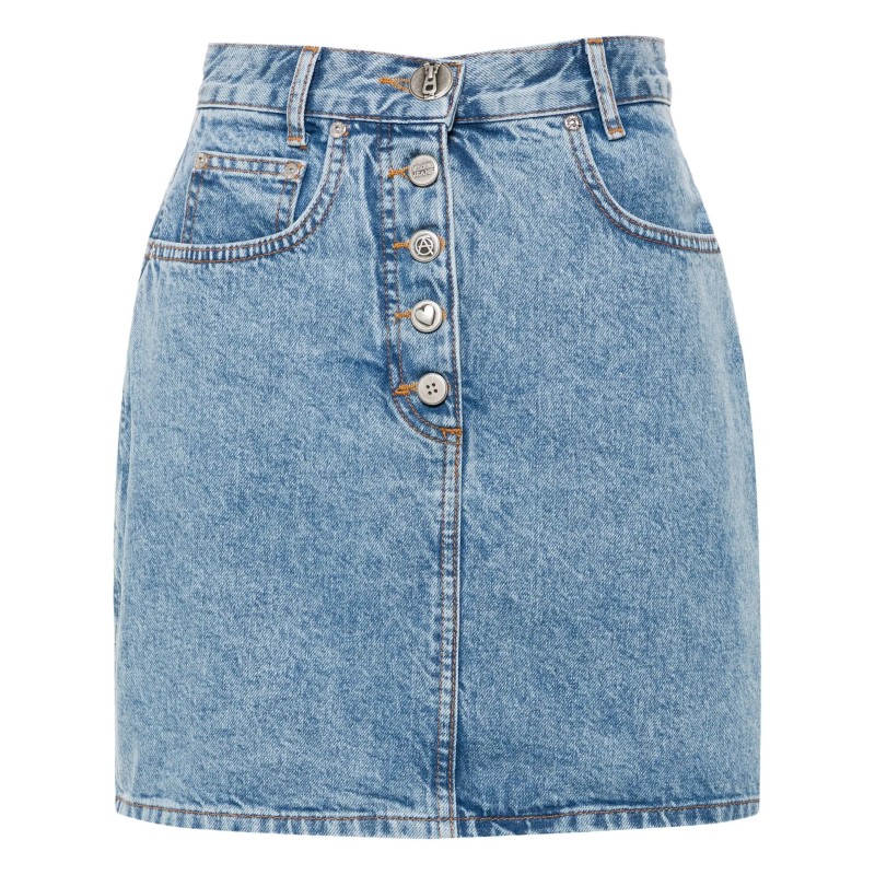 Mini denim skirt