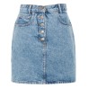 Mini denim skirt