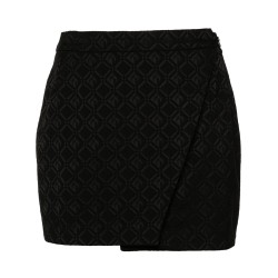 Moon jacquard miniskirt