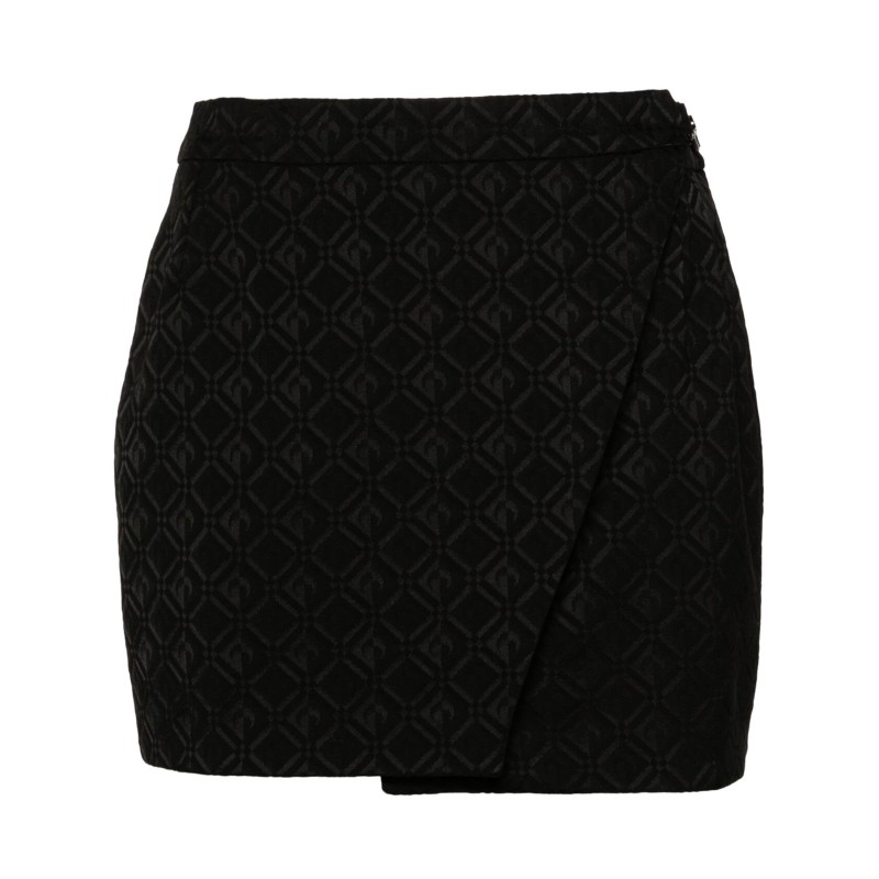 Moon jacquard miniskirt