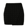 Moon jacquard miniskirt