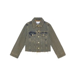 Overdyed heavy denim jacket