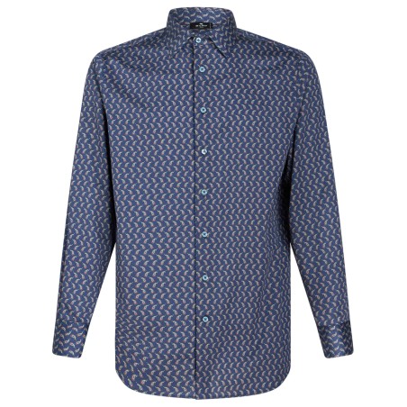 Paisley-print cotton shirt