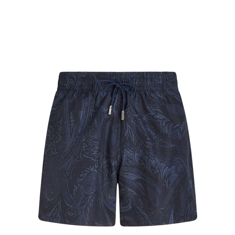 Paisley-print swim shorts