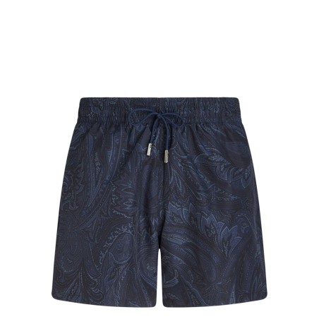 Paisley-print swim shorts