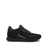 Panelled leather sneakers