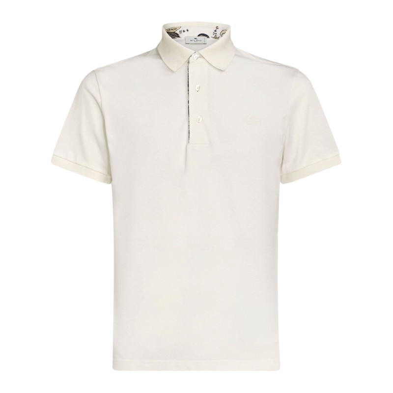 Pegaso-embroidered polo shirt