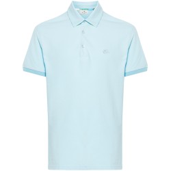 Pegaso-motif cotton polo shirt