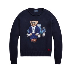 Polo bear cotton jumper